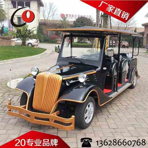 (迎宾款)8座电动老爷车-黑色+金边