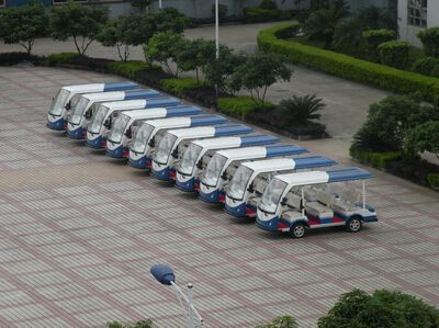 <珠海>海泉湾度假区大批量购买朗逸电动观光车
