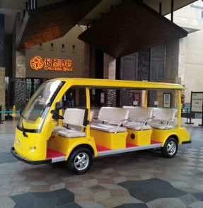 广州【长隆酒店】成功采购朗逸11座电动观光车